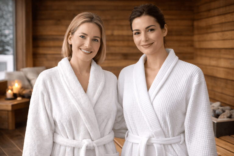 Damen Sauna Bademantel